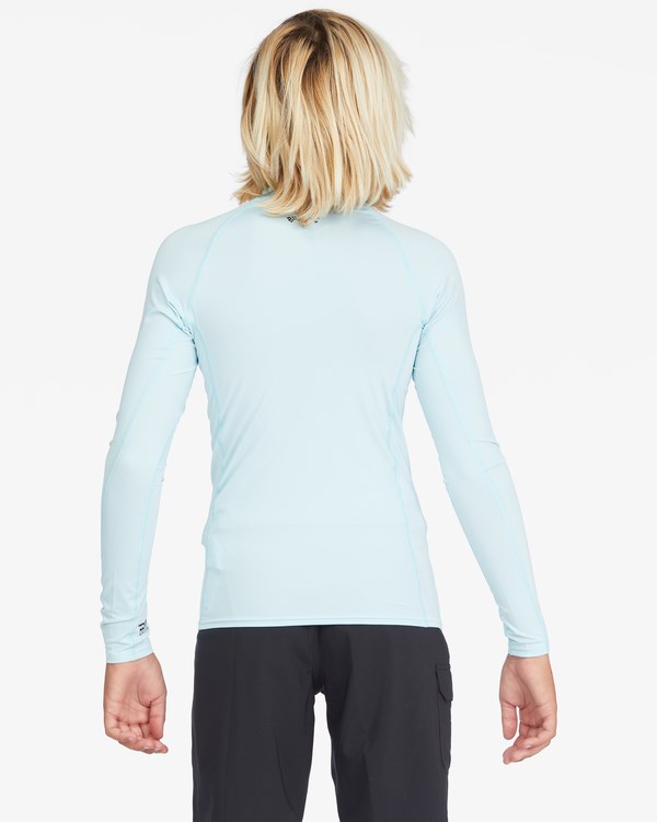 Billabong All Day Wave Performance Fit Long Sleeve Rashguard Coastal | YHTOFZ824