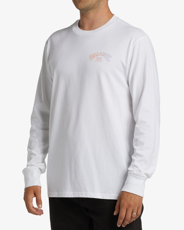 Billabong Arch Fill Long Sleeve T-Shirt Blancas | IKNUXY954