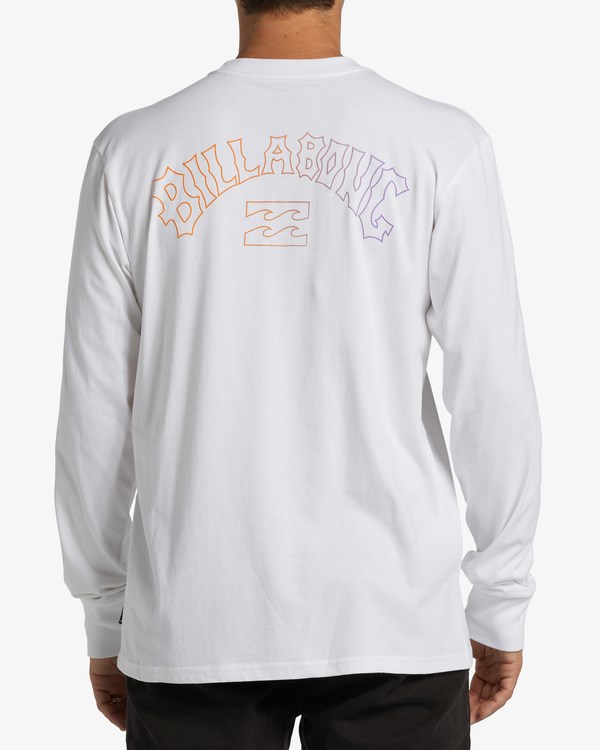 Billabong Arch Fill Long Sleeve T-Shirt Blancas | IKNUXY954