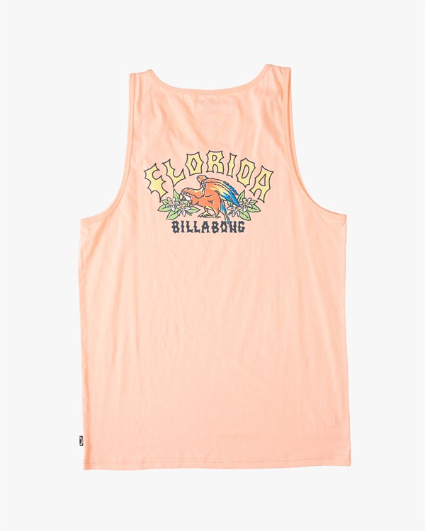 Billabong Arch Florida Tank Top Rojas Claro | OULHYZ437