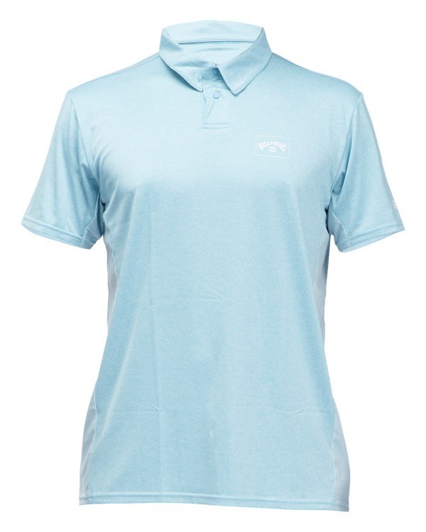 Billabong Arch Mesh Loose Fit Polo Surf Shirt Coastal | HSYKFP015