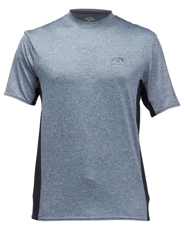 Billabong Arch Mesh Loose Fit UPF 50+ Corta Sleeve Surf Tee Gris | YTNWZE186