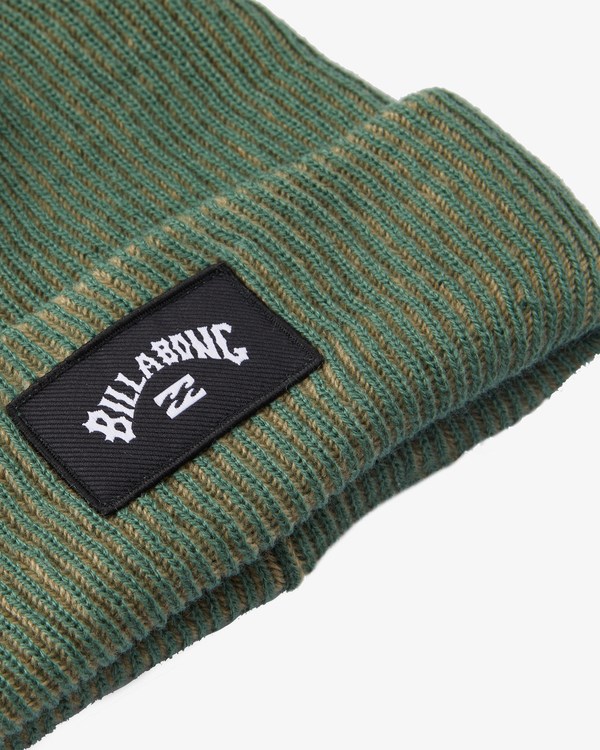 Billabong Arch Patch Knit Beanie Evergreen | FICLRJ815