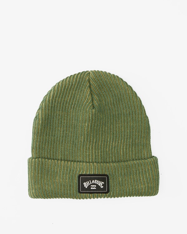 Billabong Arch Patch Knit Beanie Evergreen | FICLRJ815