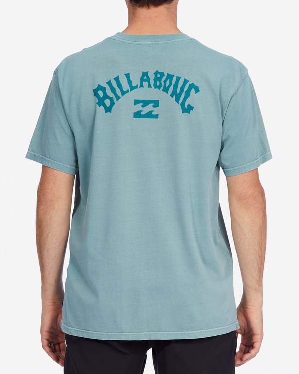 Billabong Archwave Wave Washed Corta Sleeve T-Shirt Verde Menta | BWYKVX592