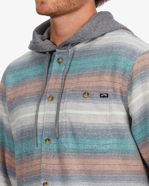 Billabong Baja Encapuchado Flannel Shirt Chino | CNKOGI109