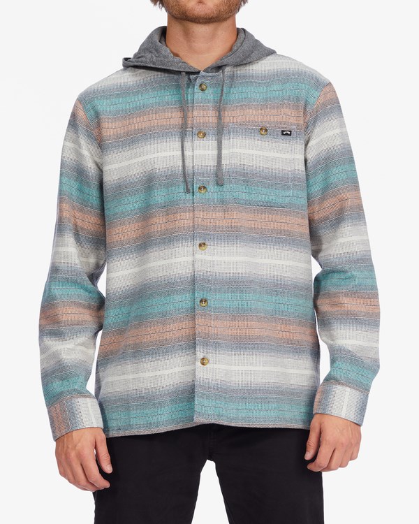 Billabong Baja Encapuchado Flannel Shirt Chino | CNKOGI109