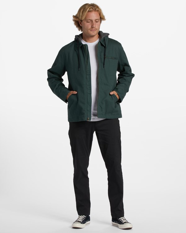 Billabong Barlow Encapuchado Jacket Verde Menta | NEWGHO962