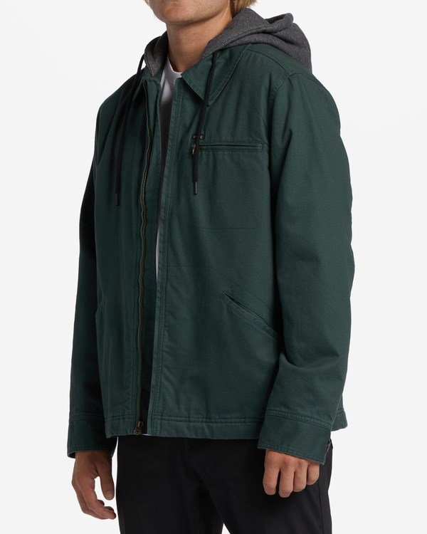 Billabong Barlow Encapuchado Jacket Verde Menta | NEWGHO962