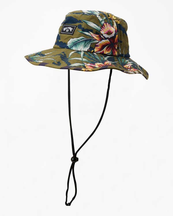 Billabong Big John Print Surf Safari Hat Jungle | DMIZWJ138