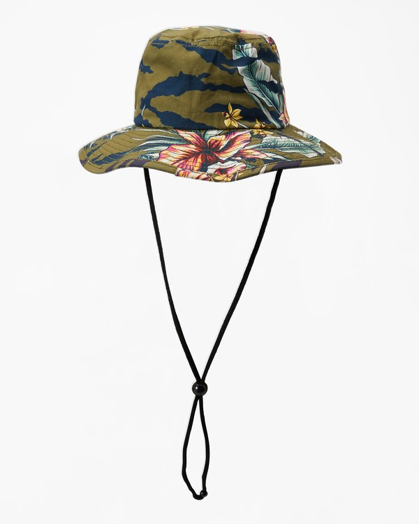 Billabong Big John Print Surf Safari Hat Jungle | DMIZWJ138