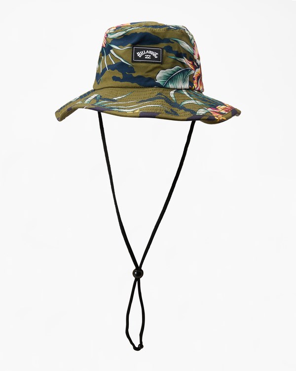 Billabong Big John Print Surf Safari Hat Jungle | DMIZWJ138