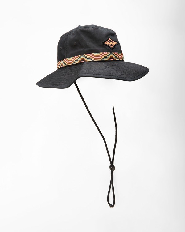 Billabong Big John Print Surf Safari Hat Negras | ZIJRQF524