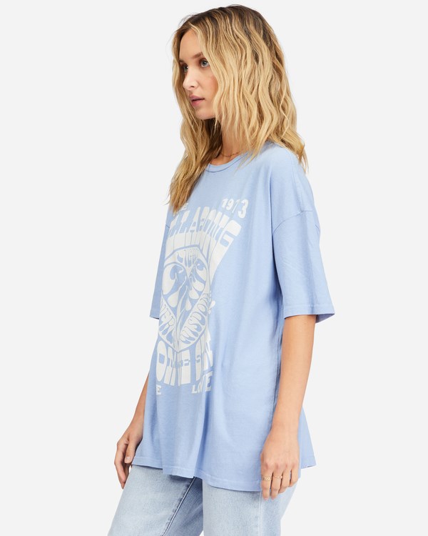 Billabong Blue Bayou Boyfriend T-Shirt Azules | APVOTH178