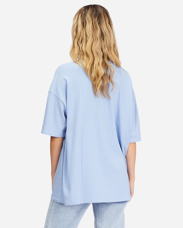 Billabong Blue Bayou Boyfriend T-Shirt Azules | APVOTH178