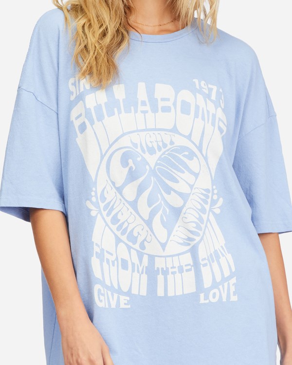 Billabong Blue Bayou Boyfriend T-Shirt Azules | APVOTH178