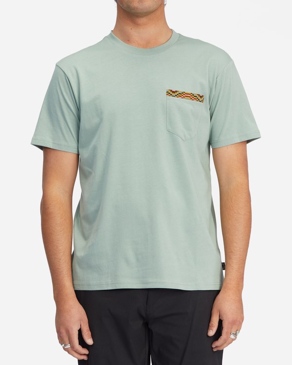 Billabong Brainwave Pocket T-Shirt Sage | BNSYMG145