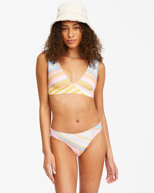 Billabong Break Of Dawn Plunge Bikini Top Multi | VQTCZO483