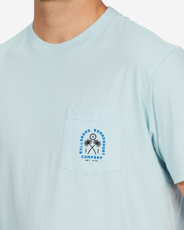 Billabong Brig Pocket T-Shirt Coastal | TIQAHV305