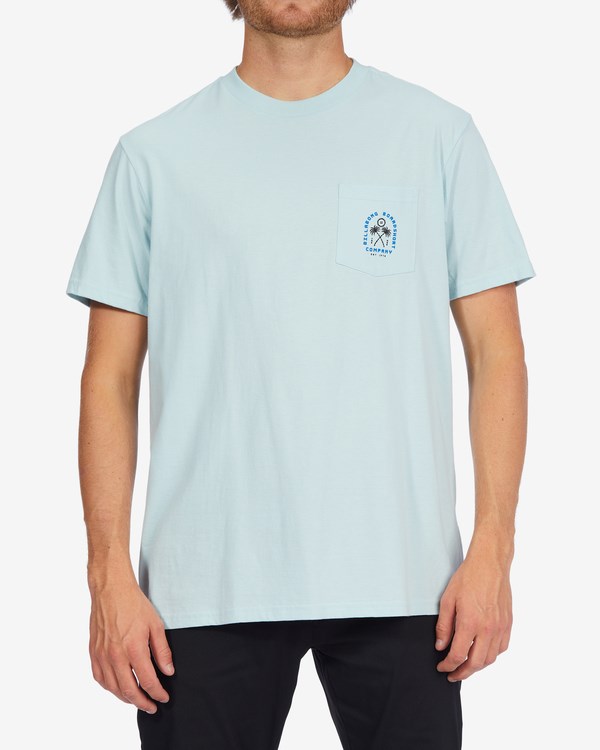 Billabong Brig Pocket T-Shirt Coastal | VAZXNJ619