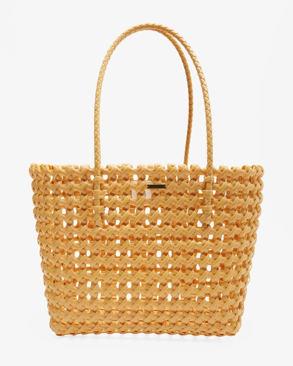 Billabong Bright Side Carry Tote Bag Golden Dream | ESBLVF351