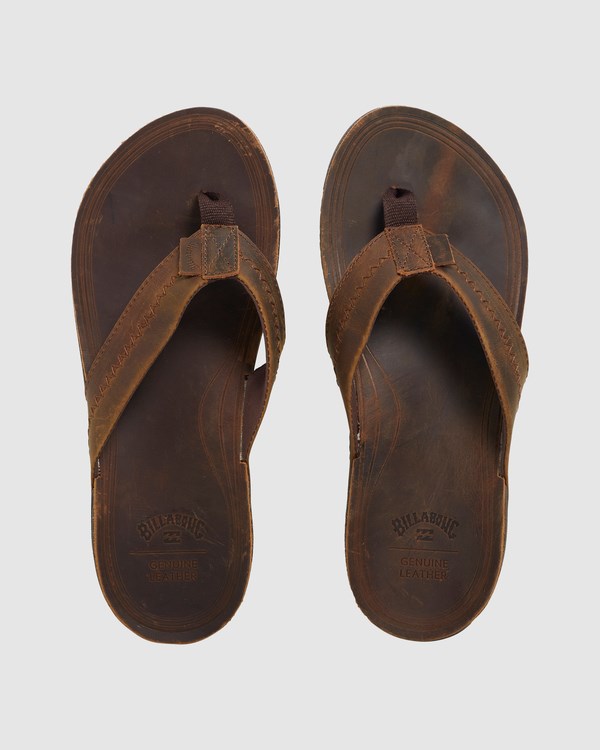 Billabong Brunswick Tanga Sandals Chocolate Oscuro | IAXWKL273