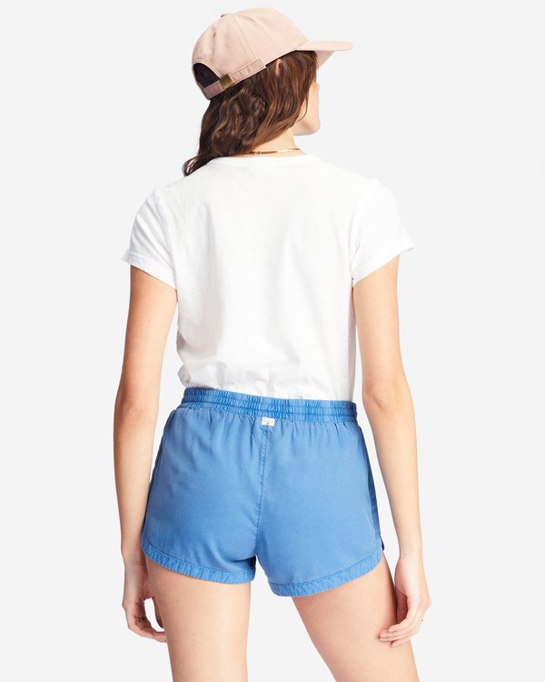 Billabong Carretera Trippin Elastic Cintura Shorts Indigo | BVDWXA789