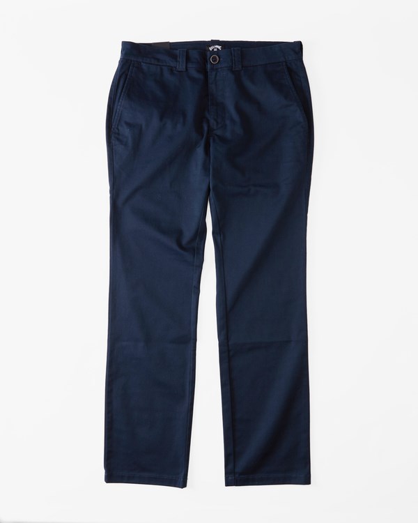 Billabong Carter Stretch Chino Pants Azul Marino | VRWSNU683