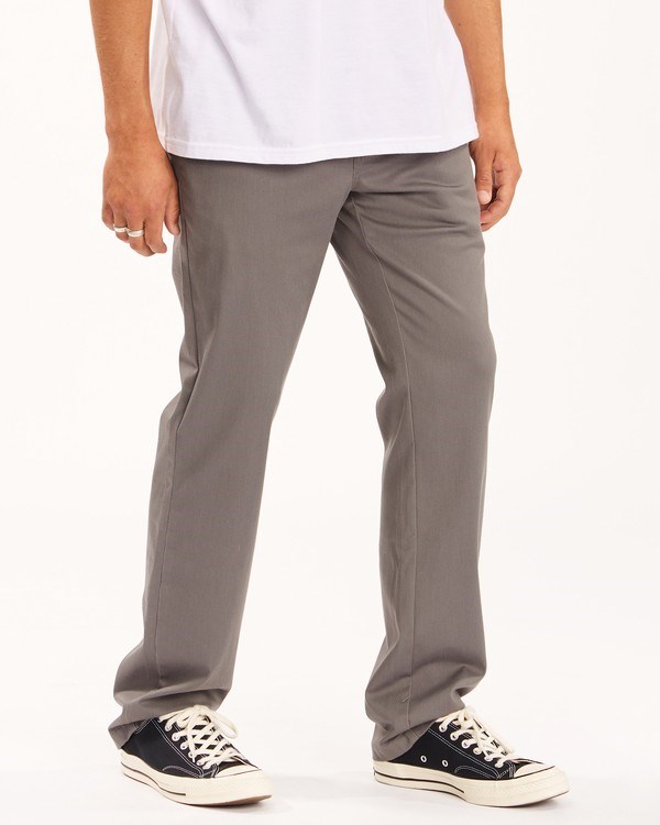 Billabong Carter Stretch Chino Pants Pewter | LIMGUY746