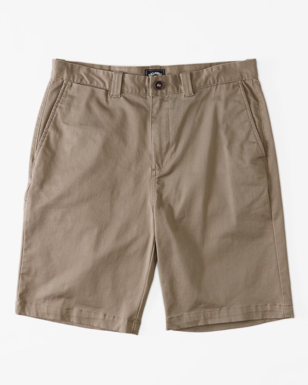 Billabong Carter Stretch Shorts Kaki Oscuro | UMRXBN497