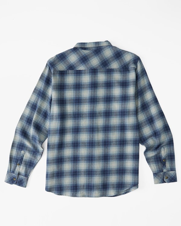 Billabong Coastline Flannel Shirt Azules | JAREGM814