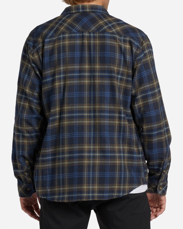 Billabong Coastline Flannel Shirt Midnight | CQMNPR203