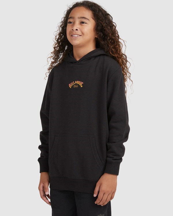 Billabong Core Arch Pullover Hoodie Negras | RGNFTV590