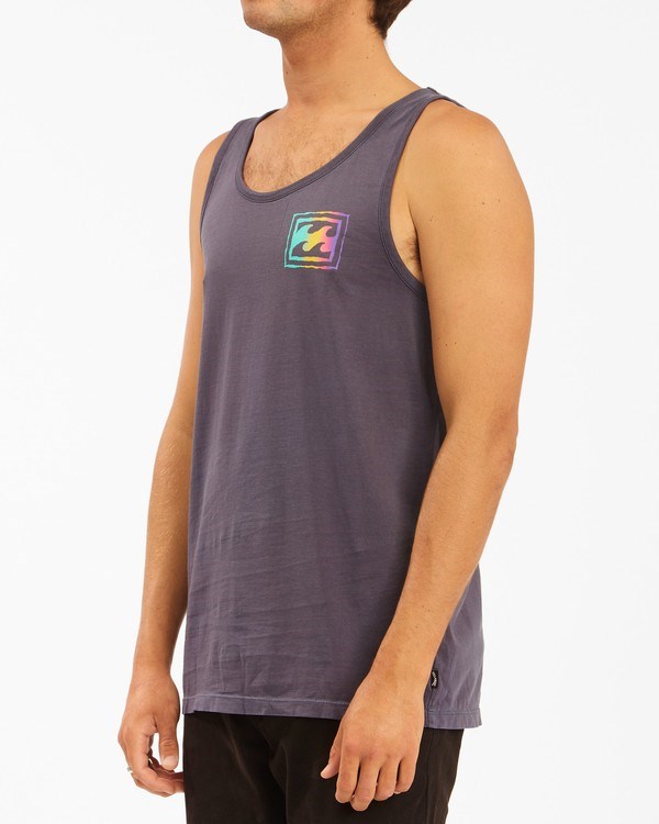 Billabong Crayon Wave Washed Tank Char | QDMCEO284