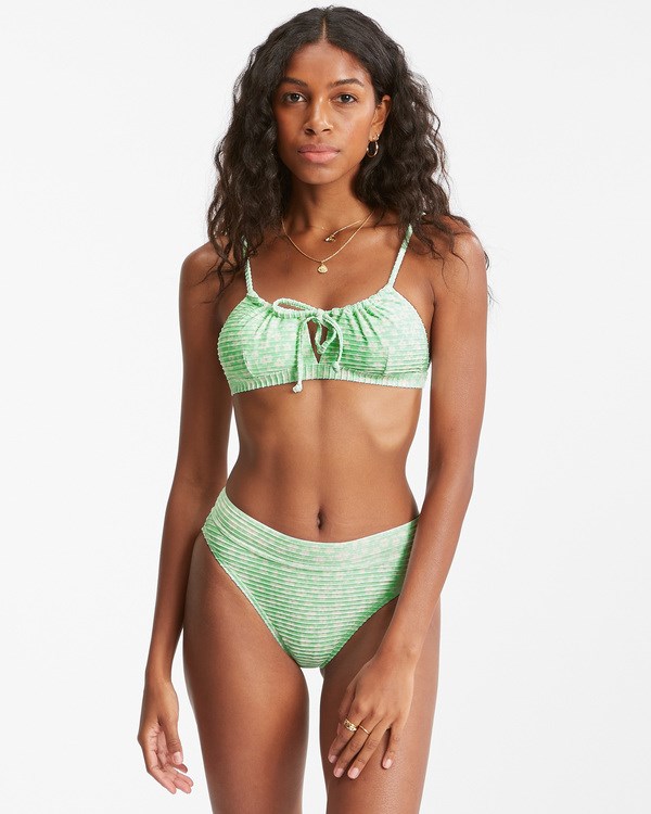 Billabong Crush On You Coco Bralette Bikini Top Verde Menta | JGDSRC105