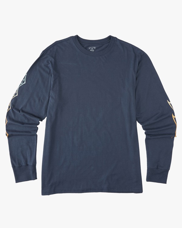 Billabong D Bah Wave Long Sleeve T-Shirt Azul Marino | FEDTMI571