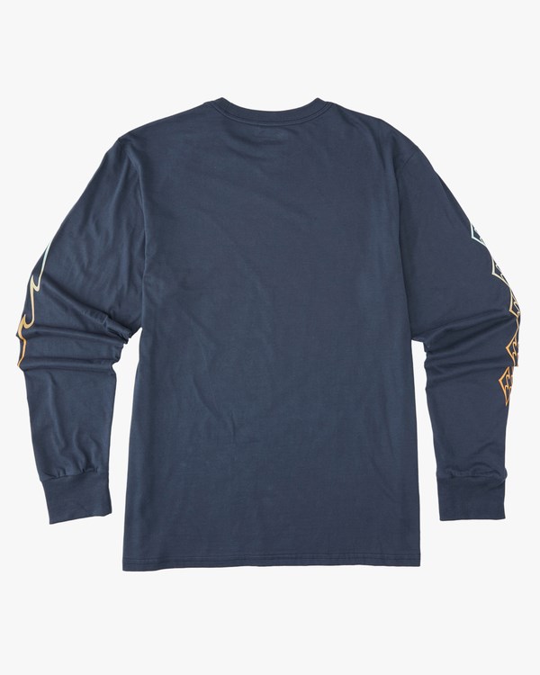 Billabong D Bah Wave Long Sleeve T-Shirt Azul Marino | FEDTMI571