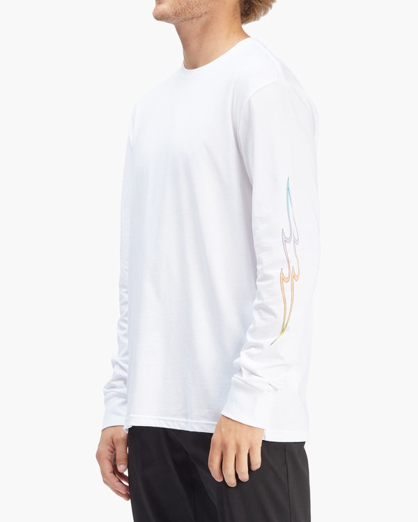 Billabong D Bah Wave Washed Long Sleeve T-Shirt Blancas | GCVSIL546