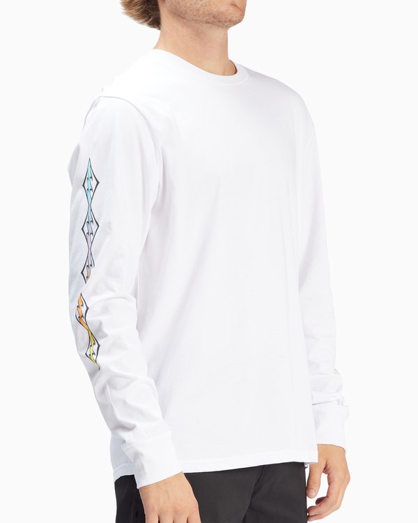 Billabong D Bah Wave Washed Long Sleeve T-Shirt Blancas | GCVSIL546