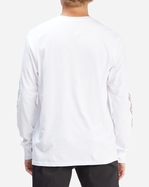 Billabong D Bah Wave Washed Long Sleeve T-Shirt Blancas | GCVSIL546