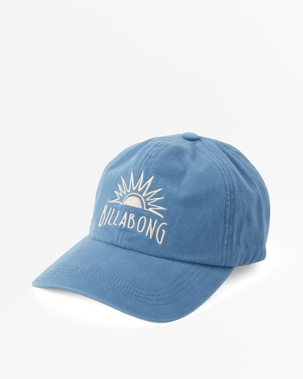 Billabong Dad Cap Strapback Hat Indigo | DMYLHP817