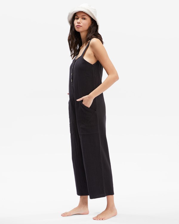 Billabong Daydream Jumpsuit Negras | DXBLSH504