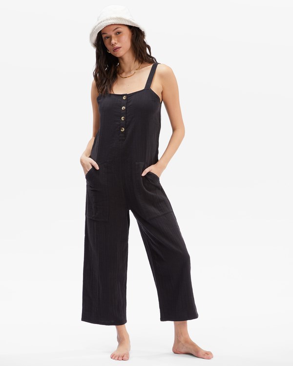 Billabong Daydream Jumpsuit Negras | DXBLSH504