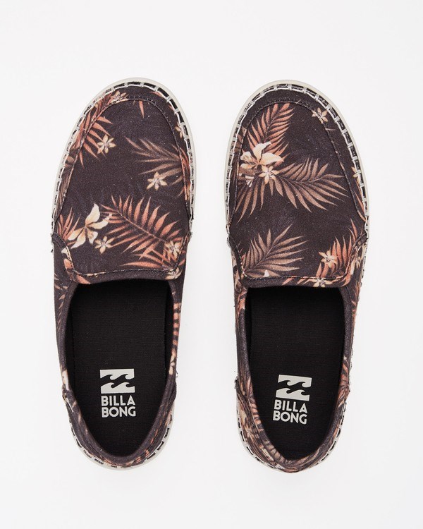 Billabong Del Sol Slip-On Shoes Negras | GJDRYT061