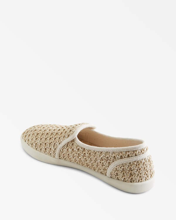 Billabong Del Sol Slip-On Shoes Oatmeal | RNCDHB243