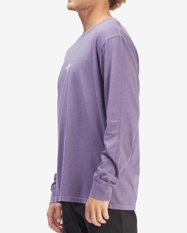 Billabong Diamond Wave Washed Long Sleeve T-Shirt Moradas | WCNVYG869