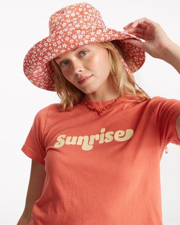 Billabong Direct Sun Bucket Hat Rosas | JMRZTU173