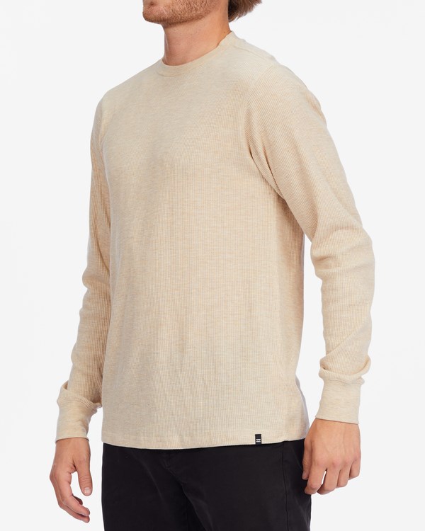 Billabong Essential Long Sleeve Thermal Sand Heather | ATLHVW142