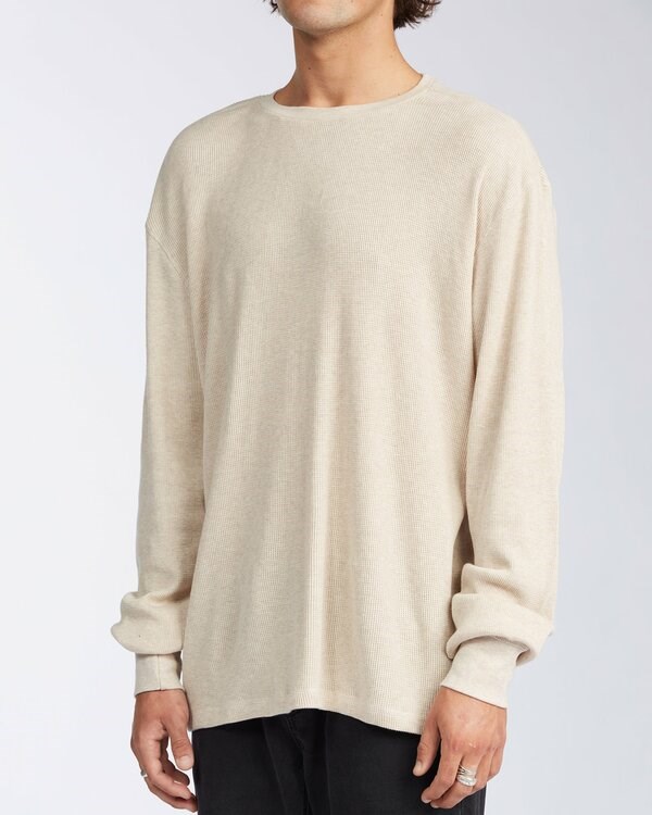 Billabong Essential Long Sleeve Thermal Sand Heather | ATLHVW142