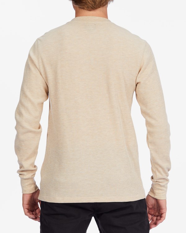 Billabong Essential Long Sleeve Thermal Sand Heather | ATLHVW142